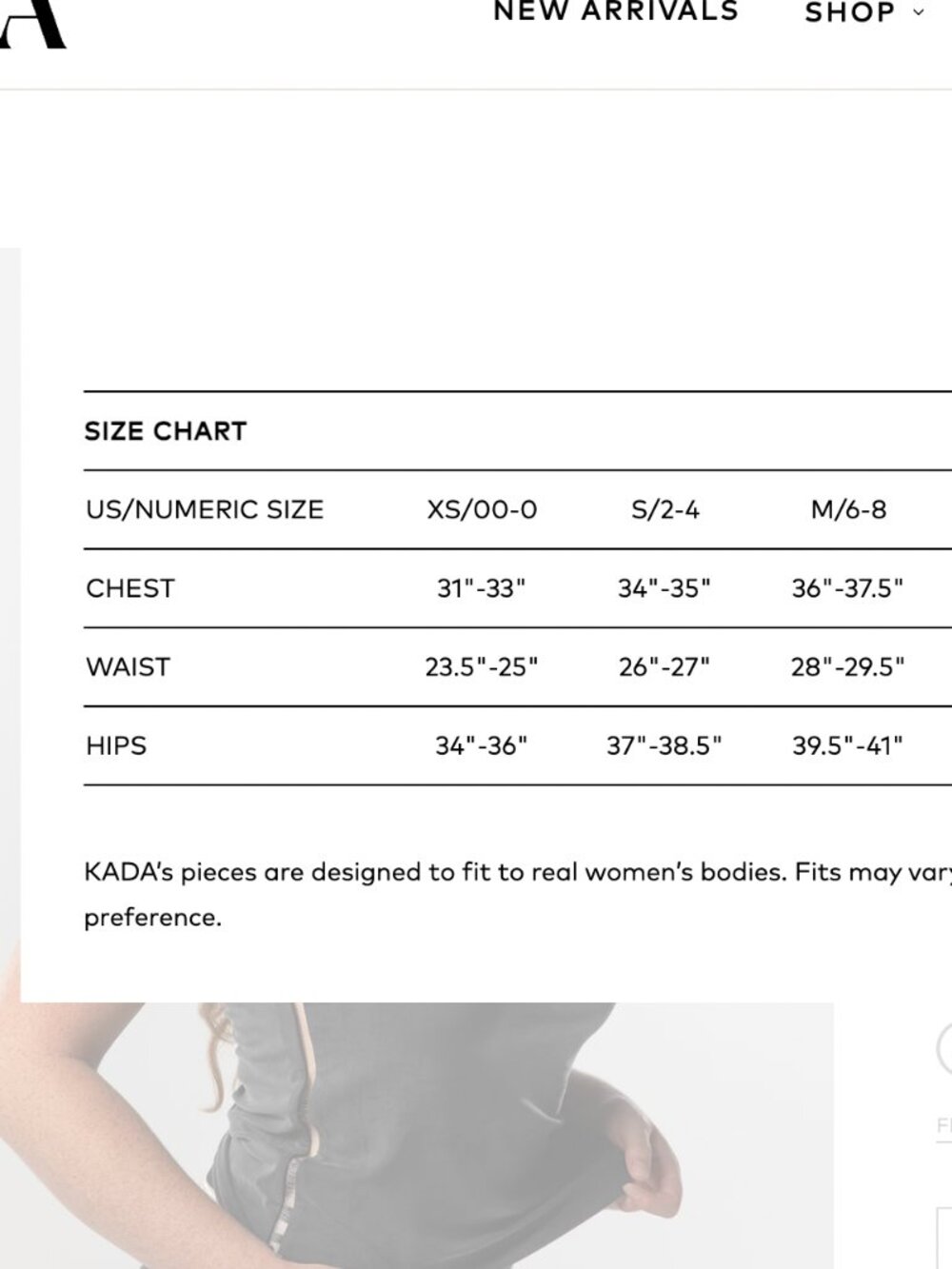 KADA Infinity Tee Ribbed Classic Ink Like New - Picture 5 of 5